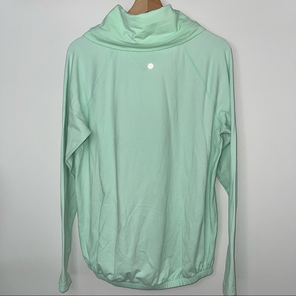 Lululemon Heart Healthy Pullover 6 Fresh Teal Mint, RULU Fabric, PERFECT! - Picture 9 of 10